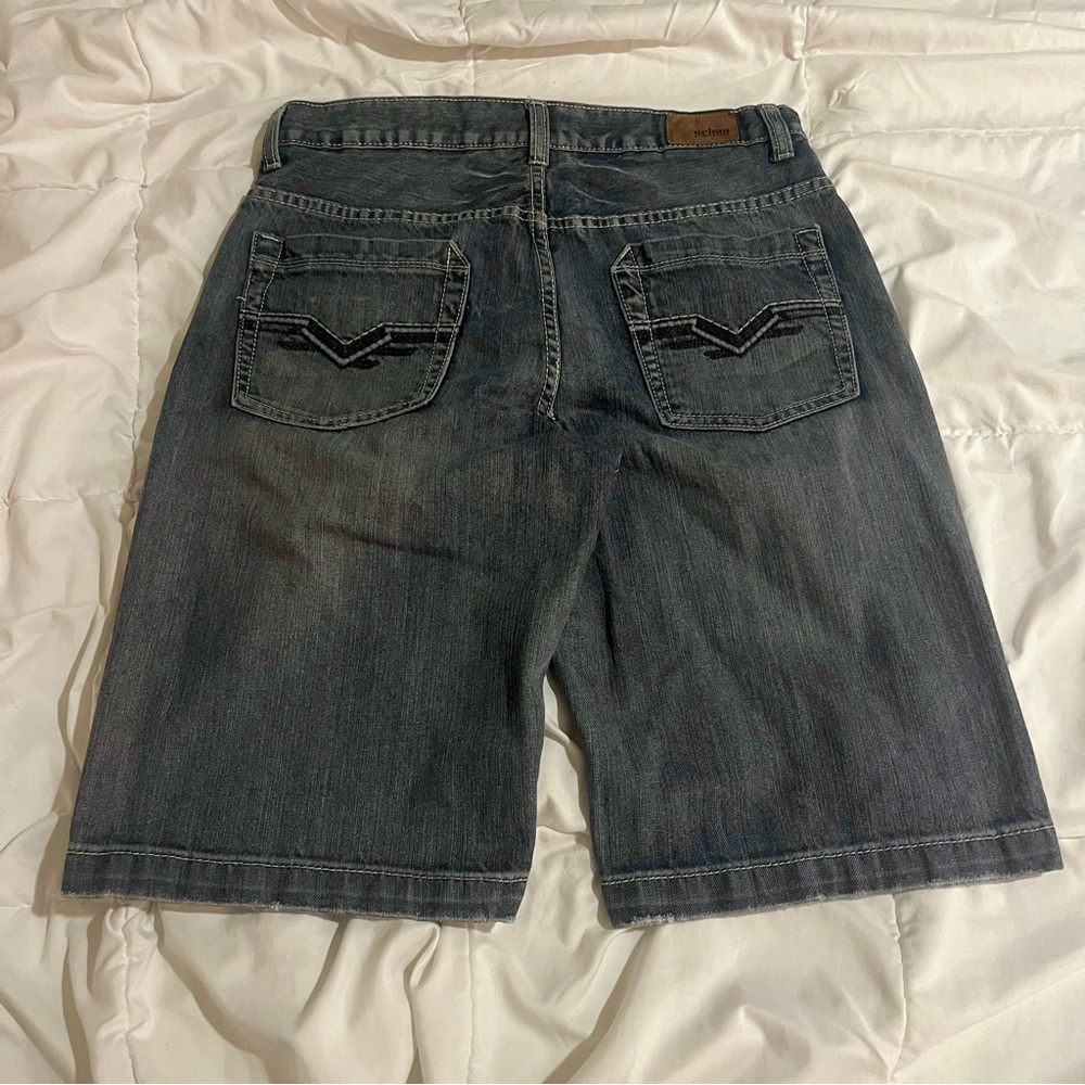 Faded Dark Denim Jorts